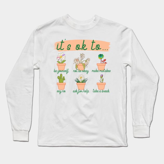 It's ok... Long Sleeve T-Shirt by lauraroman